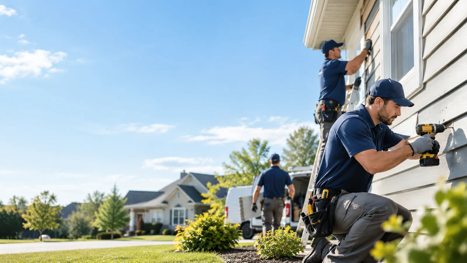Commercial Siding Repair in Middle Point, OH